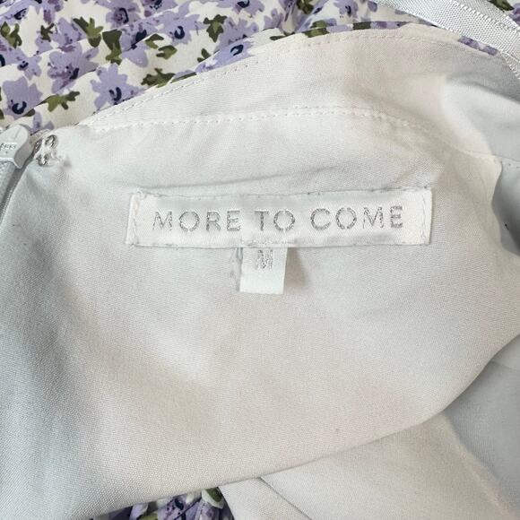 REVOLVE More To Come Viola Tie Strap Mini Dress Floral Plunge V-Neck in Lavender - Picture 11 of 14